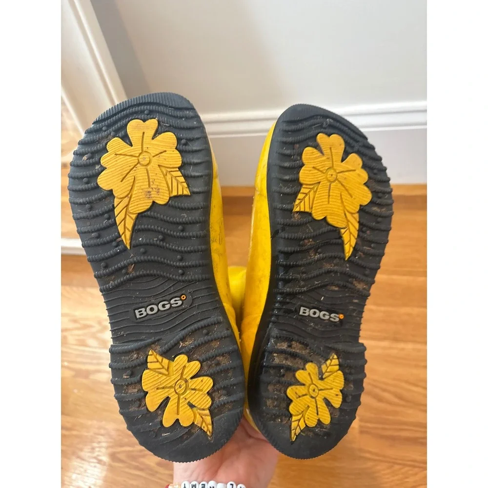 Bogs Youth‎ Tacoma Yellow Waterproof Snow Boots Neo-Tech Lite Size 3 71556-713